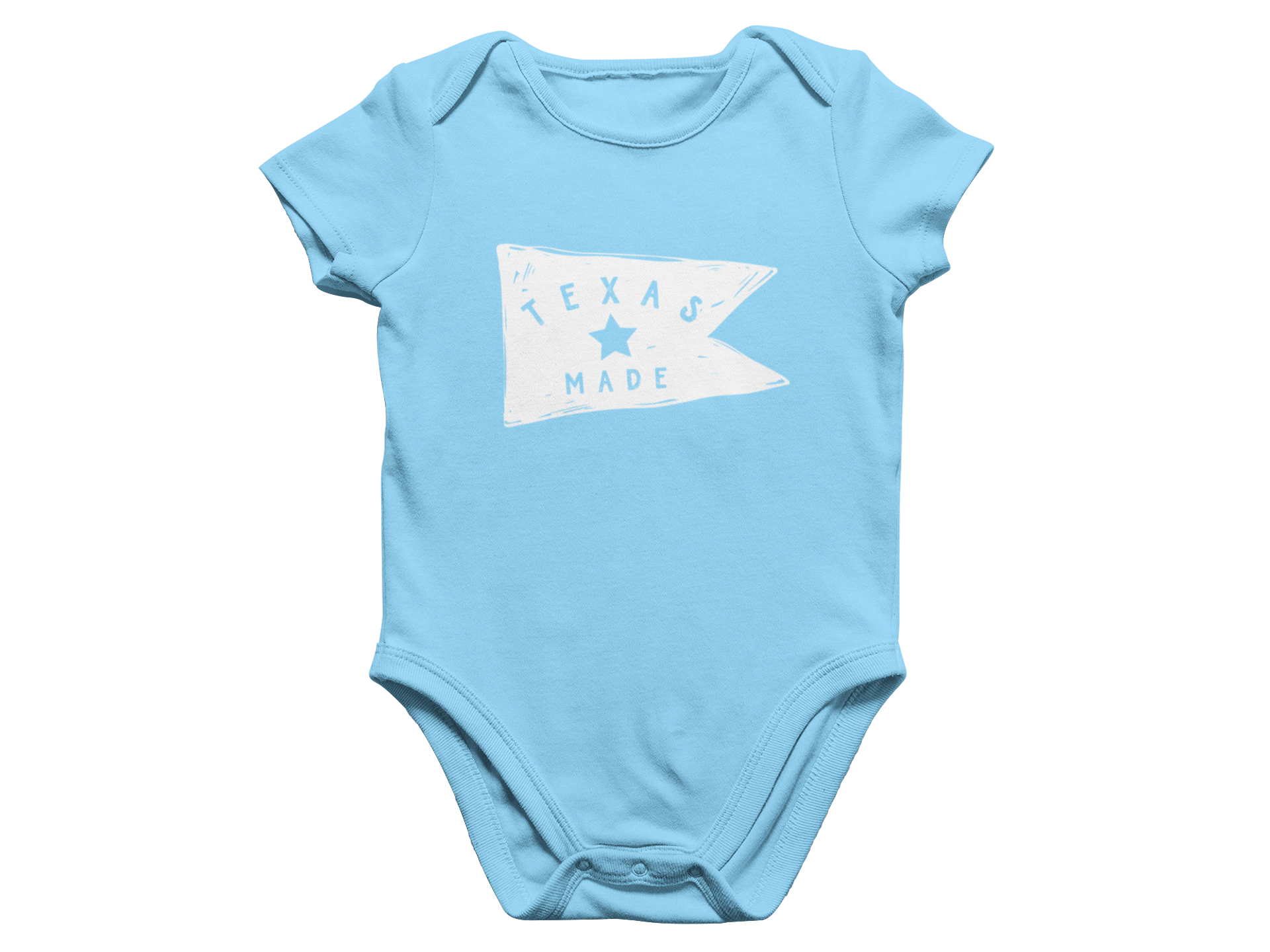 Texas Made Pennant Onesie