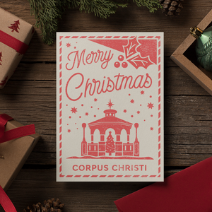 Corpus Christi Retro Holiday Cards
