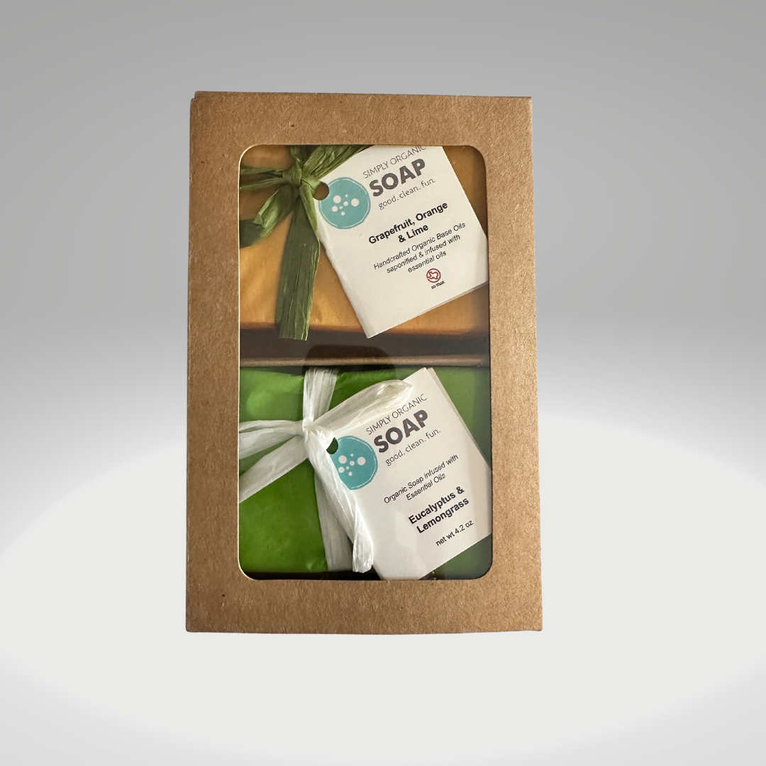 Two Organic Soaps Gift Box