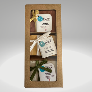 Three Organic Soaps Gift Box